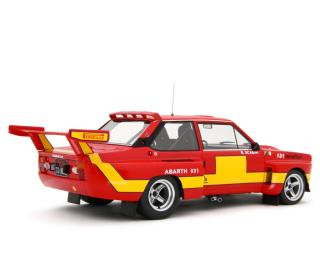 Fiat Abarth 031 Bertone Giro d`Italia 1975 Ver. Presentazione Laudoracing 1:18 Resinemodell (Türen, Motorhaube... nicht zu öffnen!)